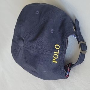 Polo by Ralph Lauren kids cap yellow Polo Pony stitched on front yellow POLO bac